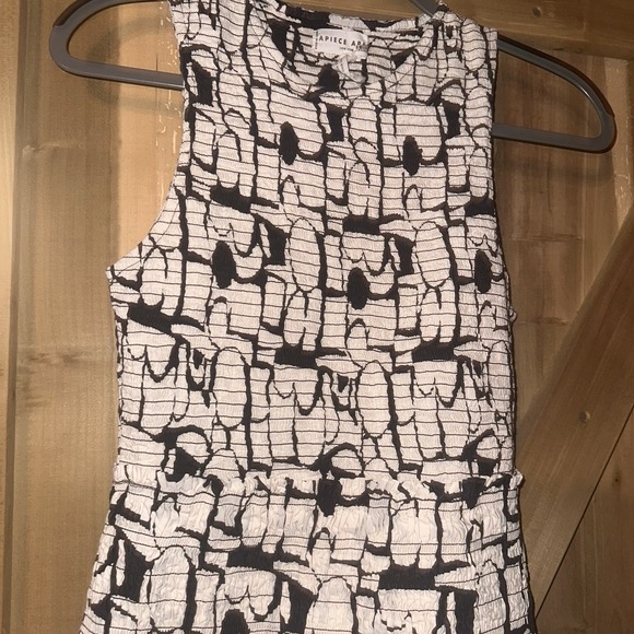 Apiece Apart Women's White Siempre Smocked Tank Maxi Dress Size M * See Desc - Picture 4 of 13